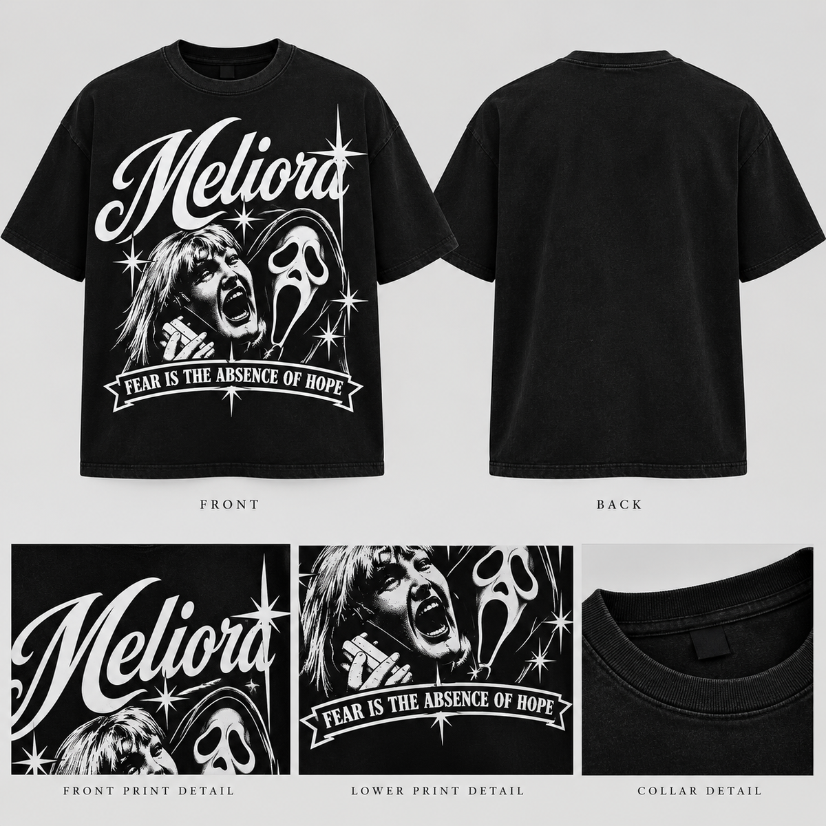 MELIORA FEAR IS THE ABSENCE OF HOPE TEE