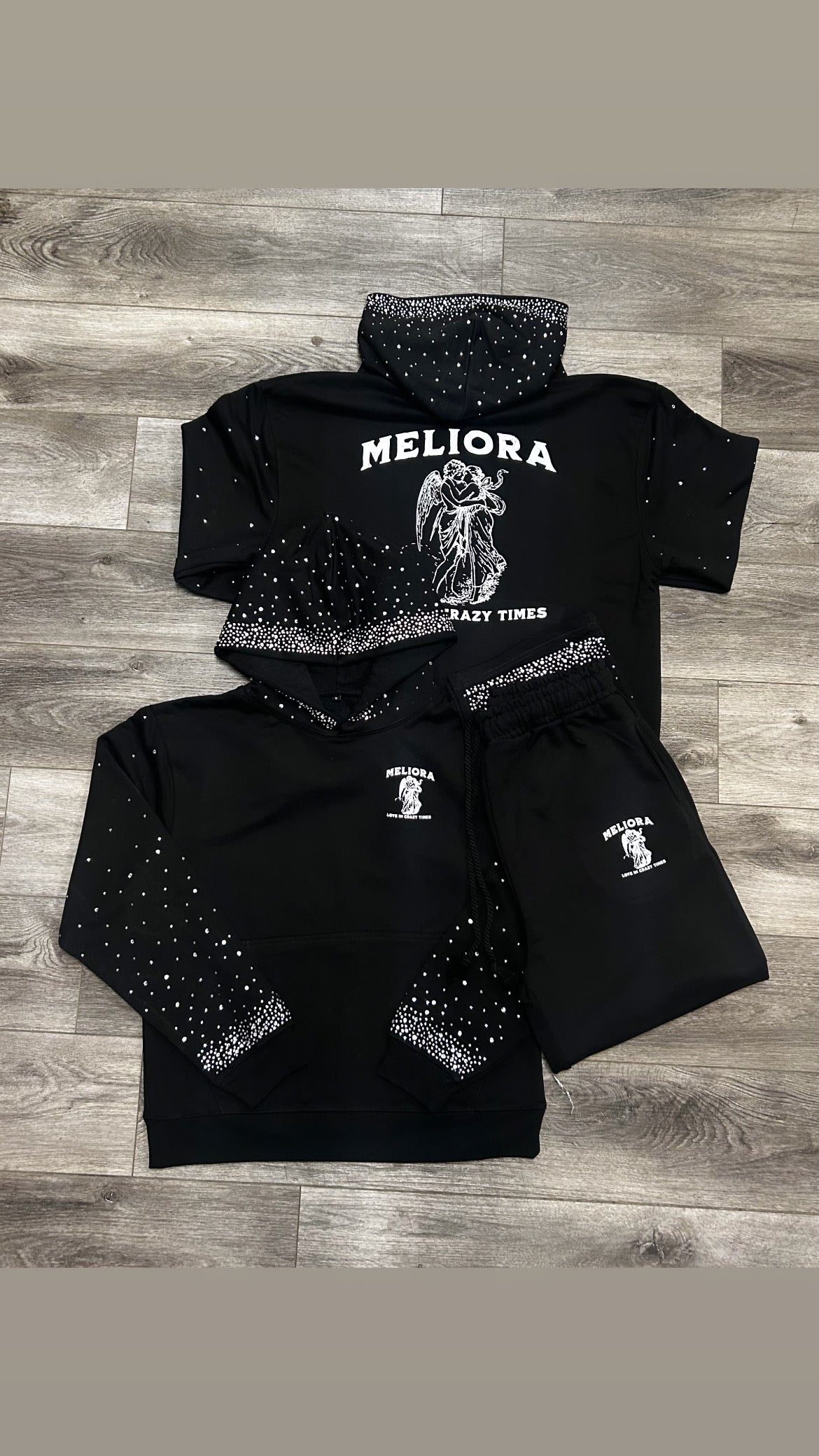 MELIORA RHINESTONE SWEATPANTS