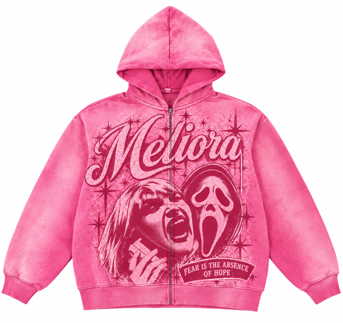 MELIORA CANCER AWARENESS ZIP UP