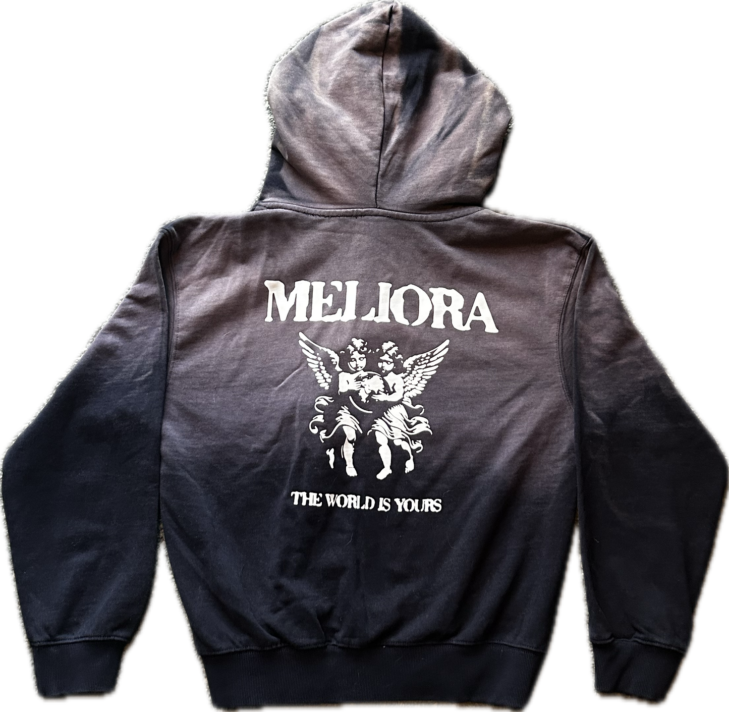 MELIORA WORLD IS YOURS OBSIDIAN SUN DRIED ZIP UP