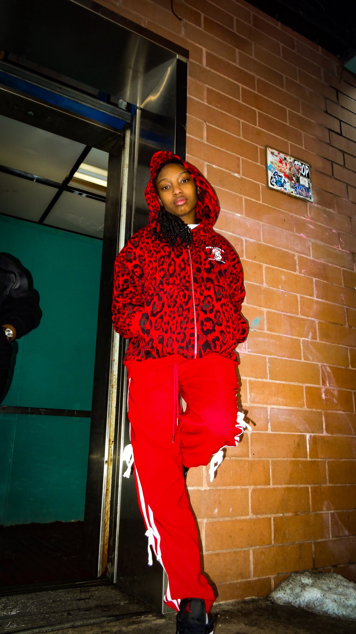 MELIORA LOVE IN CRAZY TIMES LEOPARD ZIP UP💌