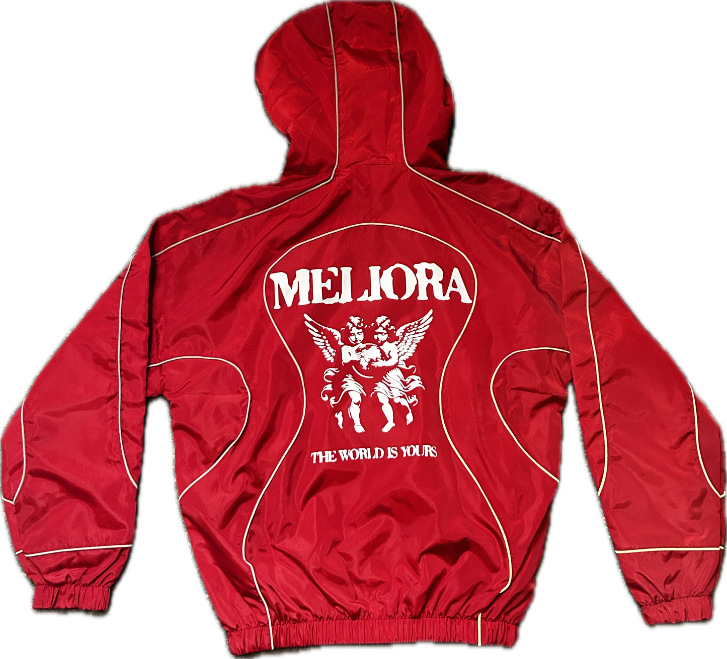 MELIORA RED REFLECTIVE WINDBREAKER