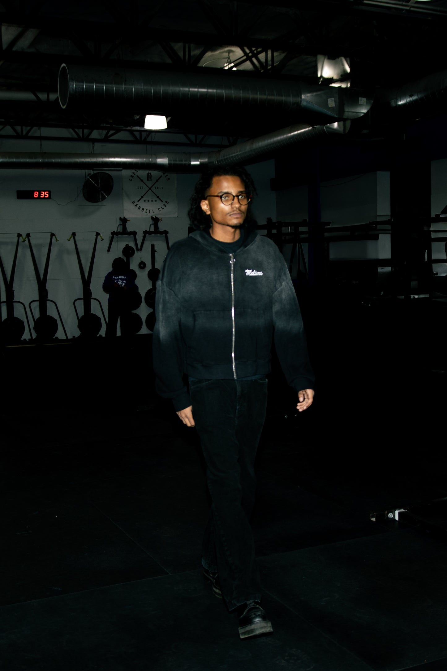 MELIORA WAFFLE KNIT ZIP UP