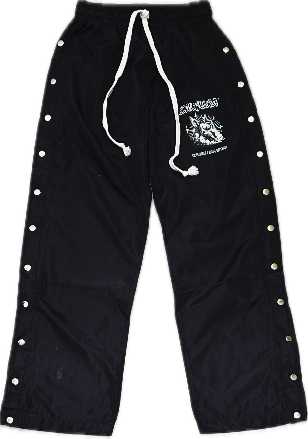 MELIORA CONQUER FROM WITHIN ONYX WINDBREAKER PANTS