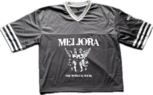 MELIORA WORLD IS YOURS JERSEY (DARK GREY)
