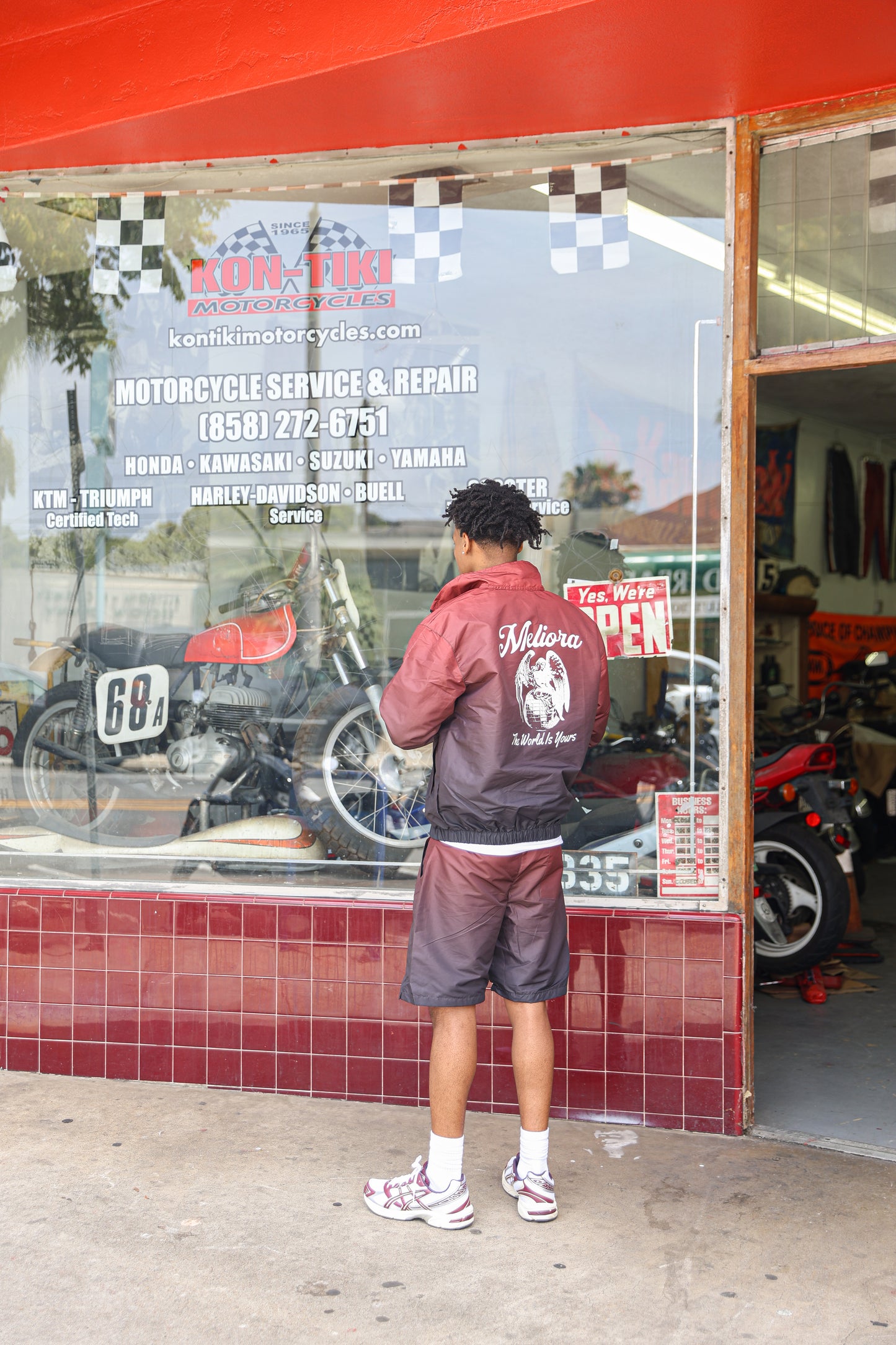MELIORA WORLD IS YOURS WINDBREAKER SHORTS