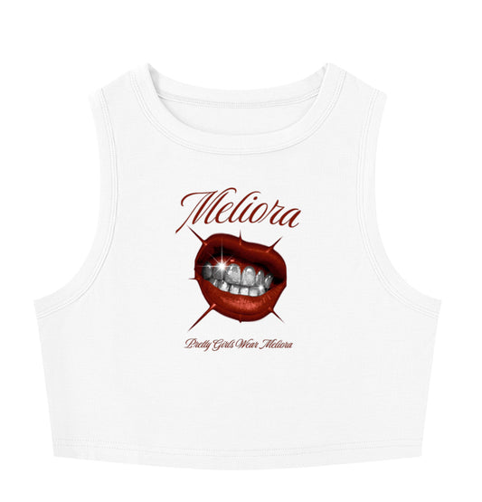 PRETTY GIRLS WEAR MELIORA IVORY TANK