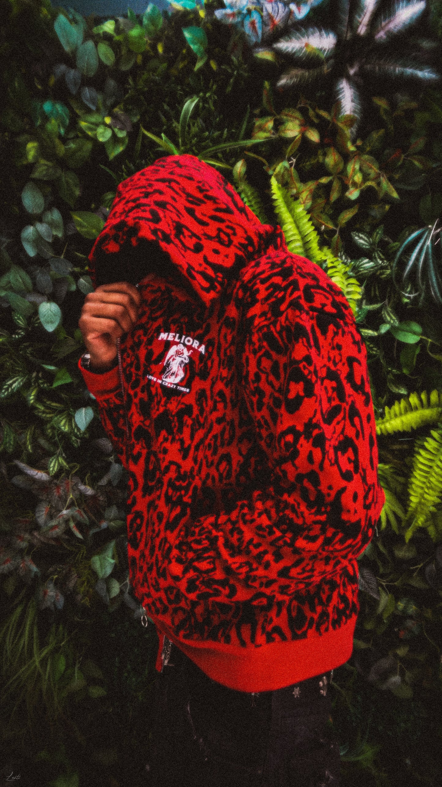 MELIORA LOVE IN CRAZY TIMES LEOPARD ZIP UP💌