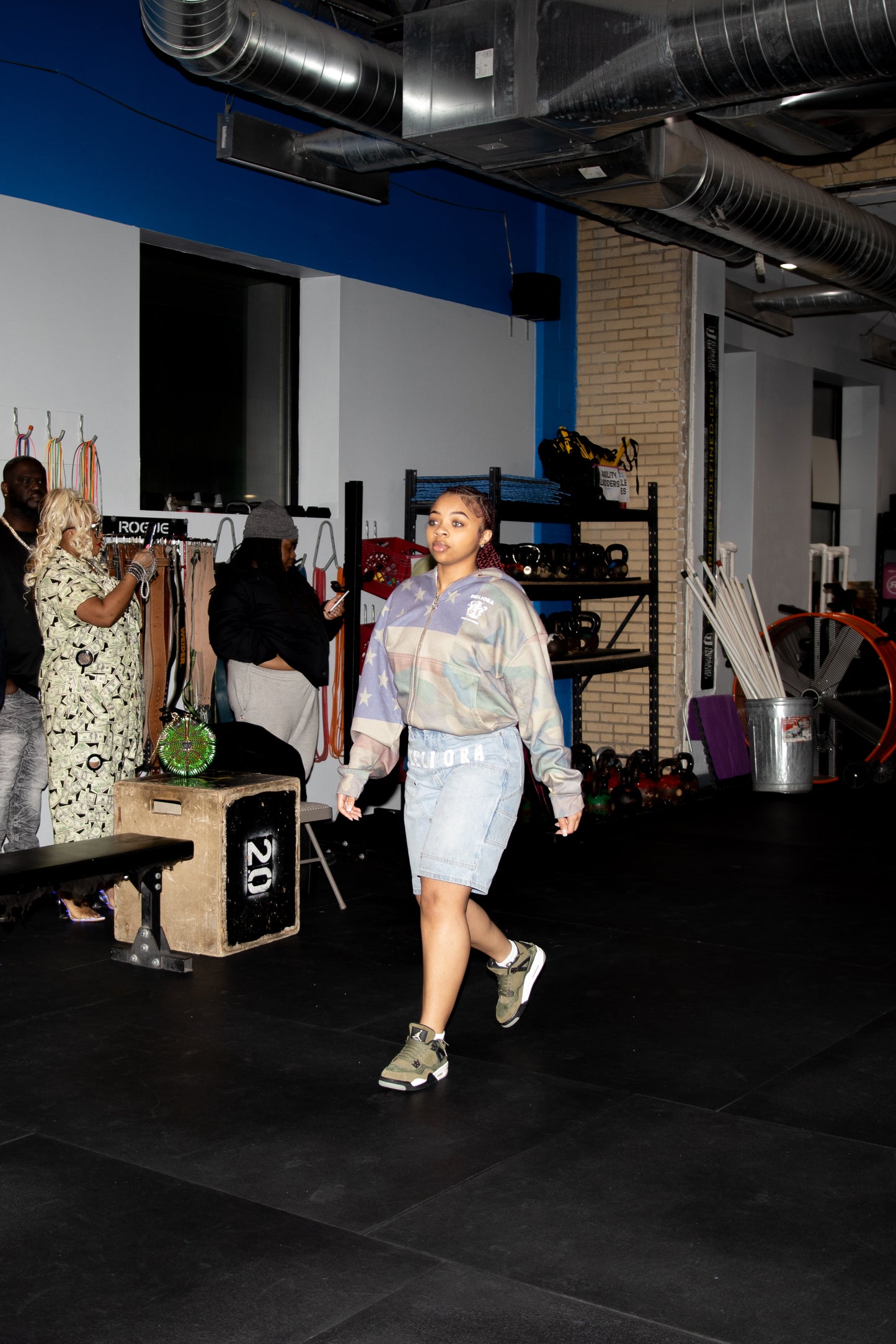 MELIORA FLAG CAMO ZIP UP