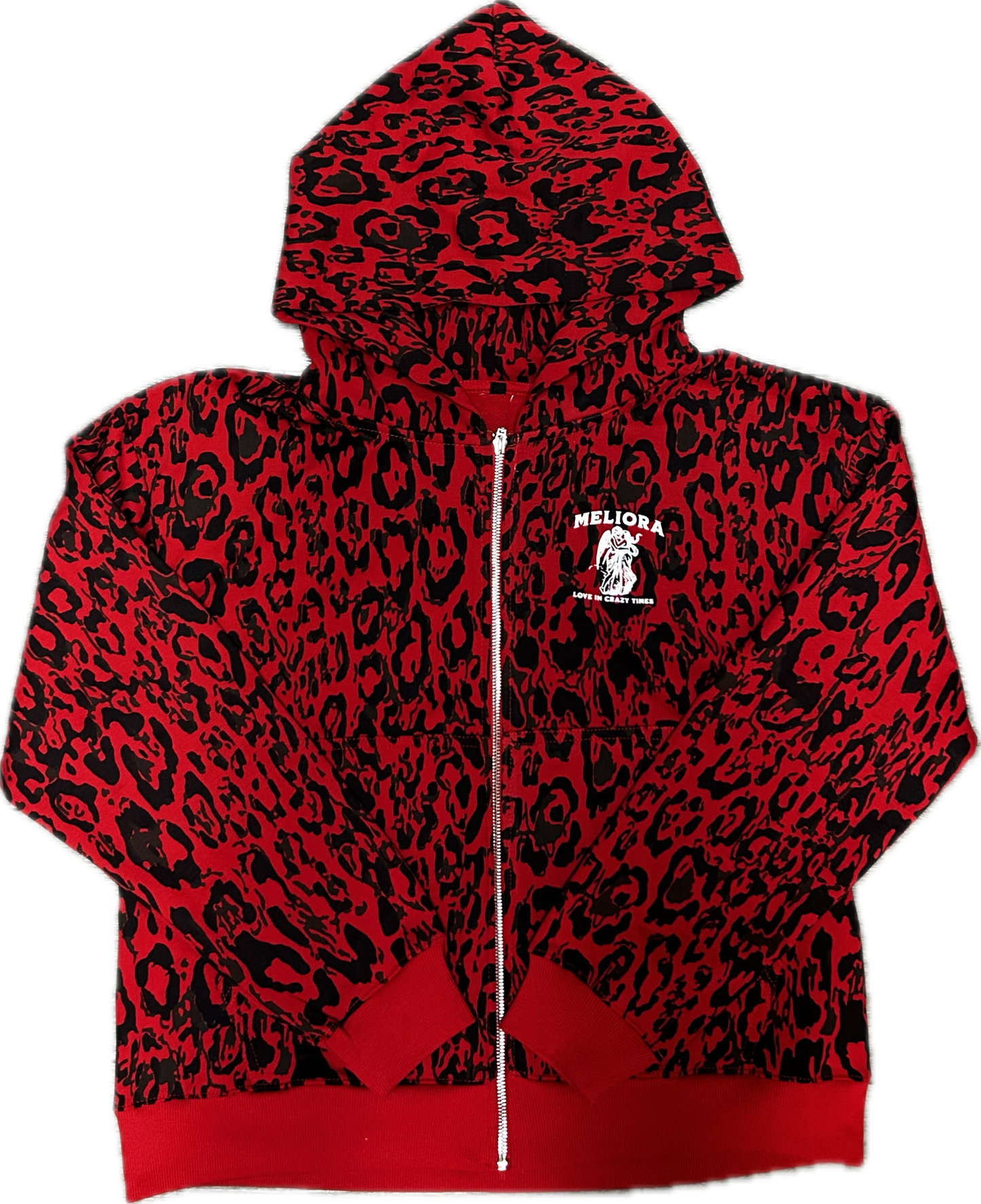 MELIORA LOVE IN CRAZY TIMES LEOPARD ZIP UP💌
