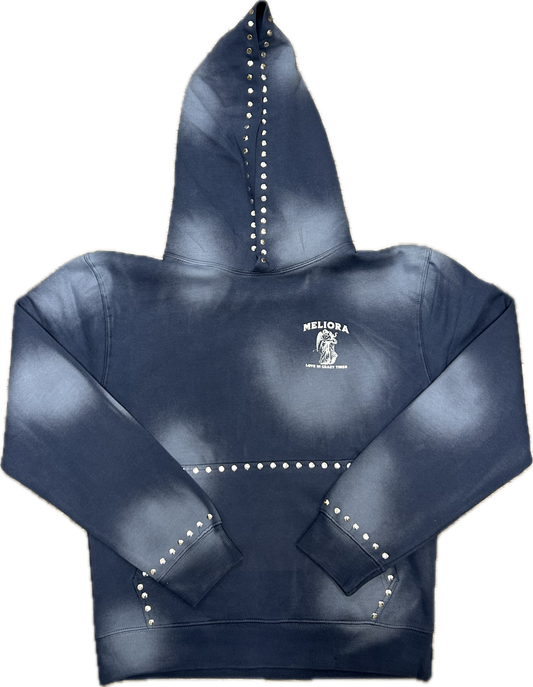 MELIORA STUDDED PULLOVER HOODIE