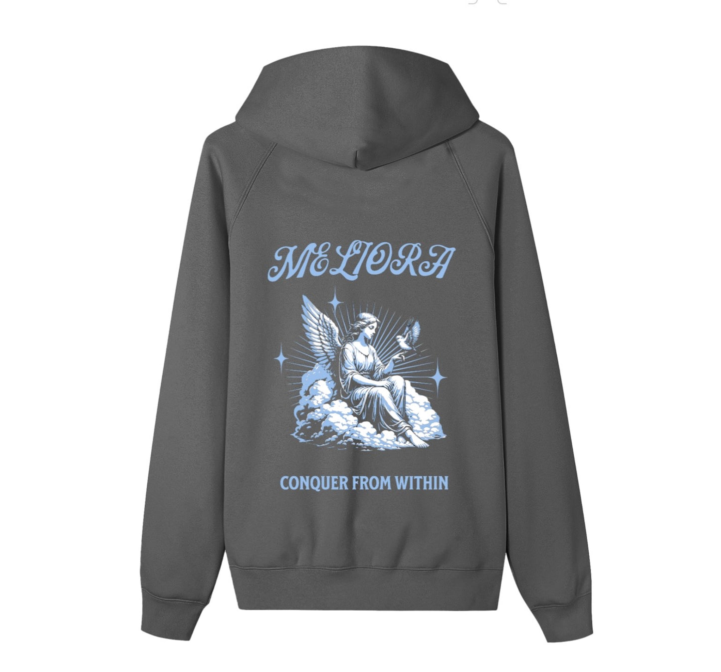 MELIORA CONQUER FROM WITHIN HOODED ZIP UP
