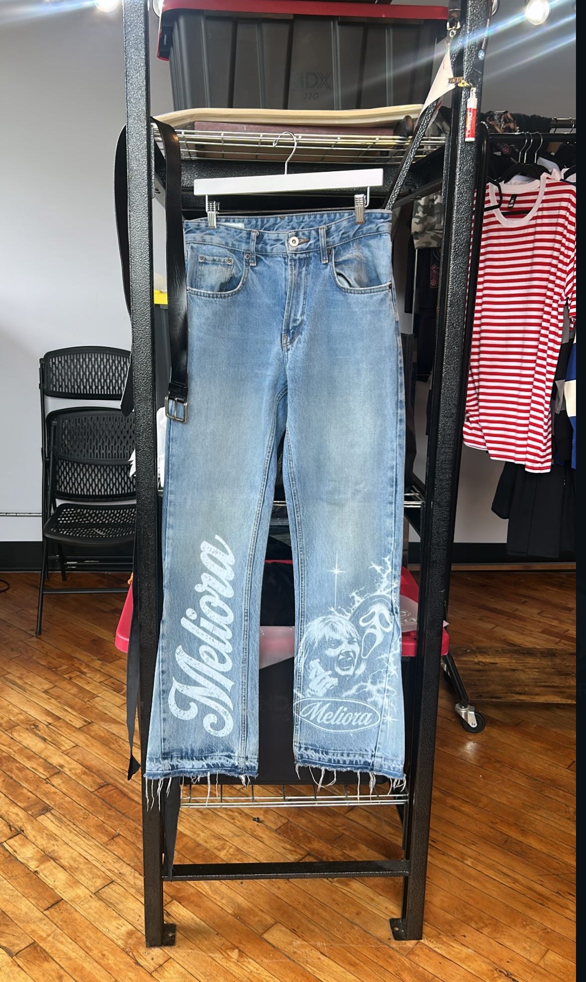 MELIORA FEAR IS THE ABSENCE OF HOPE WASHED DENIM
