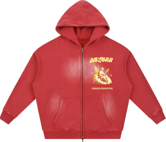 MELIORA CONQUER FROM WITHIN INFERNO ZIP UP