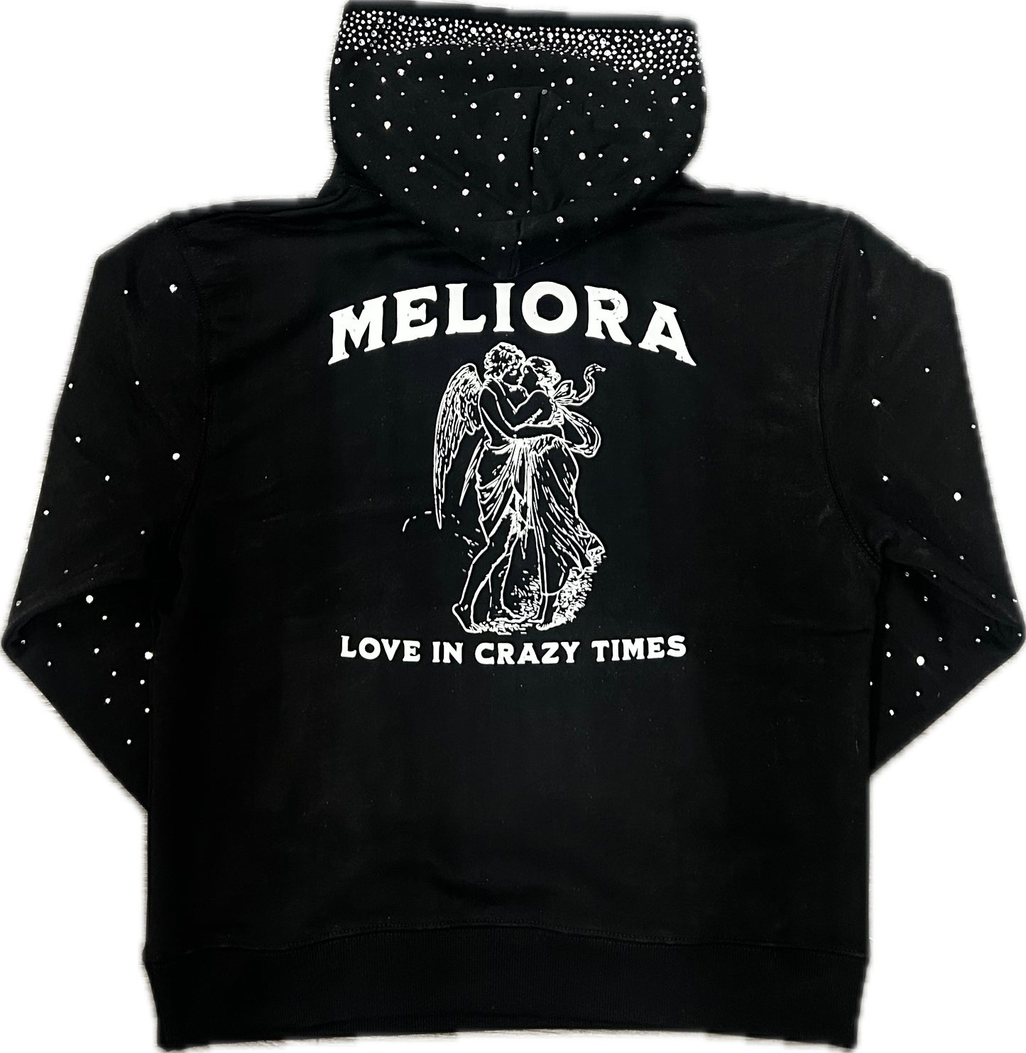 MELIORA RHINESTONE PULLOVER HOODIE