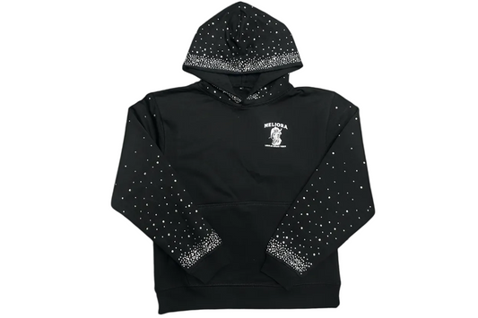 MELIORA RHINESTONE PULLOVER HOODIE